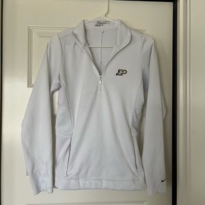 Purdue Nike Quarter Zip Athletic Shirt